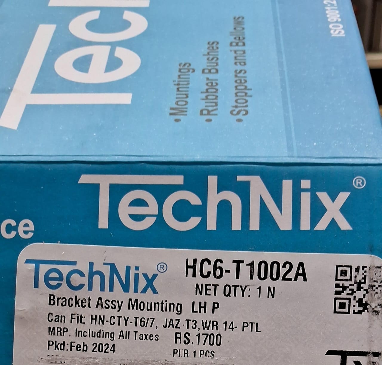 Honda City Type 6, 7, Jazz Type 3, WRV (2014) Petrol - Engine Mounting LH Side - HC6-T1002A - TechNix