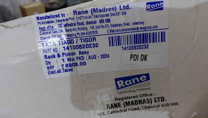 Tata Tiago, Tigor Type 1 - Steering Rack Assy - 14100820232 - Rane
