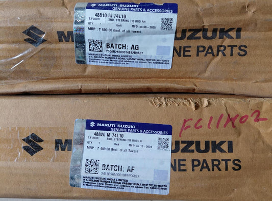 Maruti Suzuki Ciaz, Swift K Series, Dzire (2013-18) - Tie Rod End RH & LH Side Set 48810 M 74L10, 48820 M 74L10 - MGP Genuine