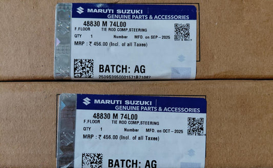 Maruti Suzuki Swift K Series, Dzire (2013-18) - Steering Ball Joint (Rack End) RH & LH Side Set 48830 M 74L00 - MGP Genuine