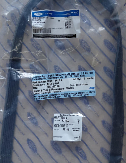 Ford Endeavour N/M - Fan Belt 7 PK 3143 - FB3Z8620A - Ford Genuine