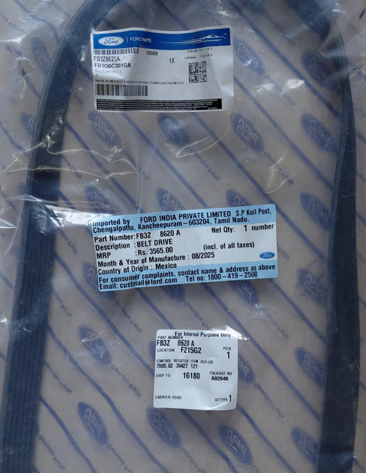 Ford Endeavour N/M - Fan Belt 7 PK 3143 - FB3Z8620A - Ford Genuine