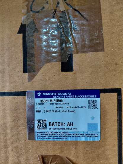 Maruti Suzuki Wagon R Latest - Head Light LH Side - 35321 M 69R00 - MGP Genuine