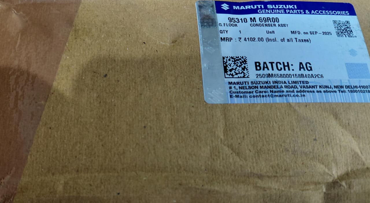 Maruti Suzuki Wagon R New (Front Dec 2018 onwards) - Condenser 95310 M 69R00 - MGP Genuine