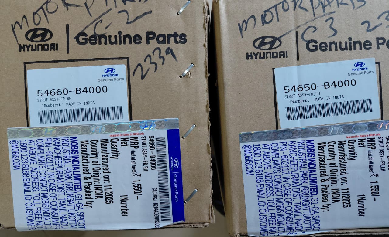 Hyundai I10 Grand old, Xcent - Front Shocker Set - 54650-B4000 & 54660-B4000 - Hyundai