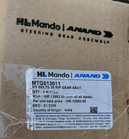 Kia Seltos Steering Assembly - MTG013011 Mando