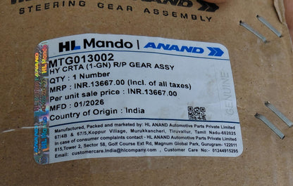 Hyundai Creta 1st Gen Steering Assembly - MTG013002 Mando