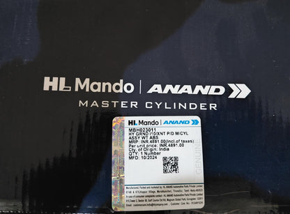 Hyundai i10 Grand, Xcent P/D WT ABS Master Cylinder Assy - MBH023011 Mando