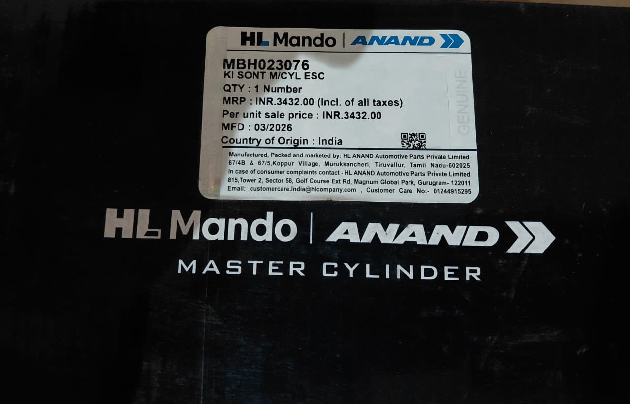 Kia Sonet ESC Master Cylinder Assy - MBH023076 Mando