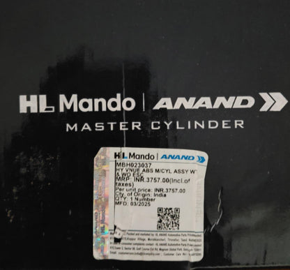 Hyundai Venue ABS Master Clynder Assy WT & WO ESC - MBH023037 Mando