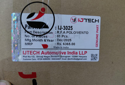 VW Vento, Ameo, Polo, Skoda Rapid Radiator Fan - IJ-3025 - Ijtech