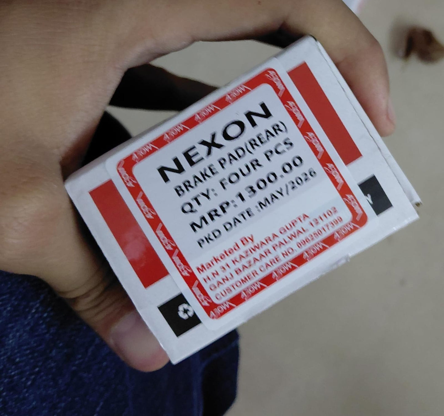 Tata Nexon - Rear Brake Pads - MJ