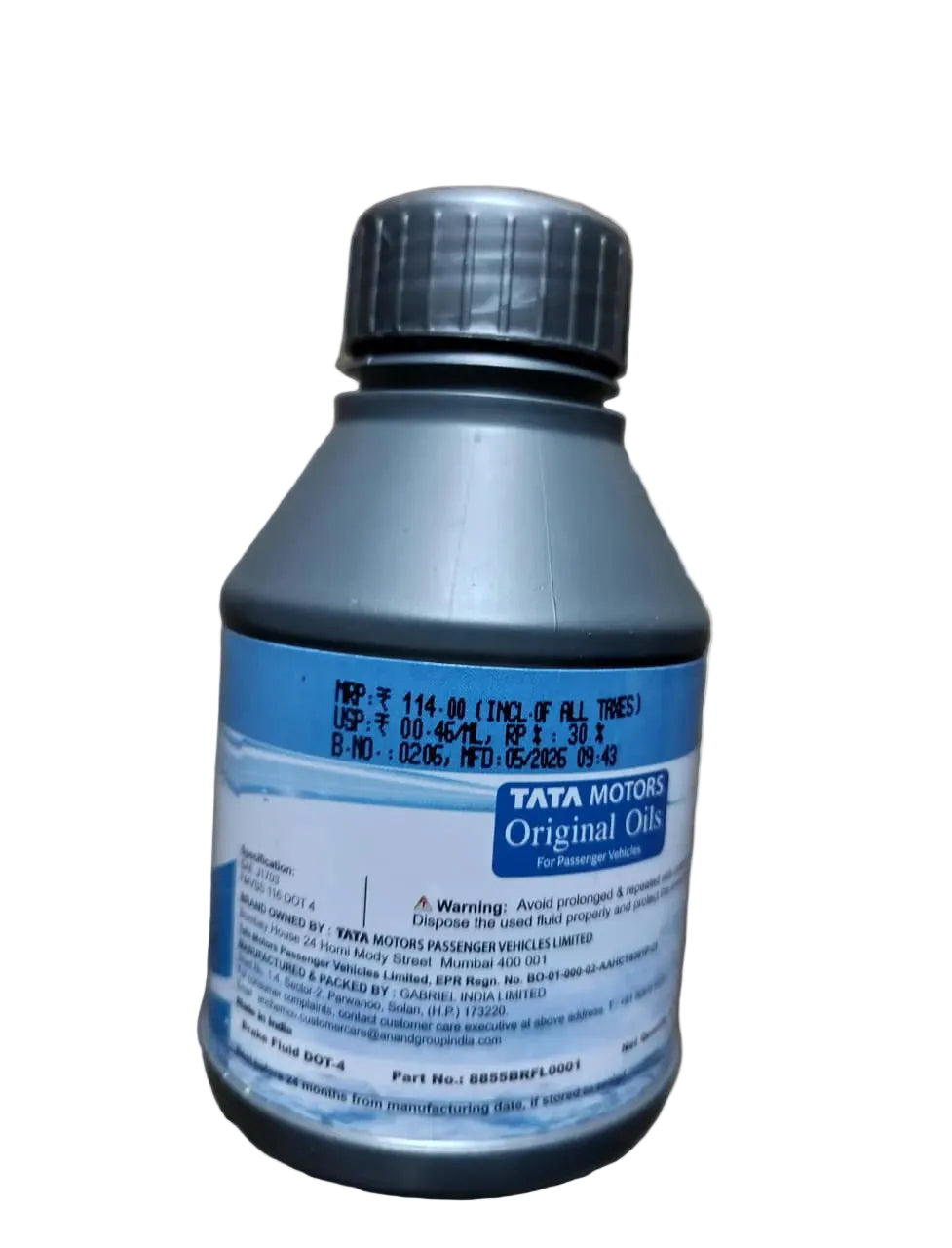 Tata Brake Flude - Dot 4 250 ML - Tata Original