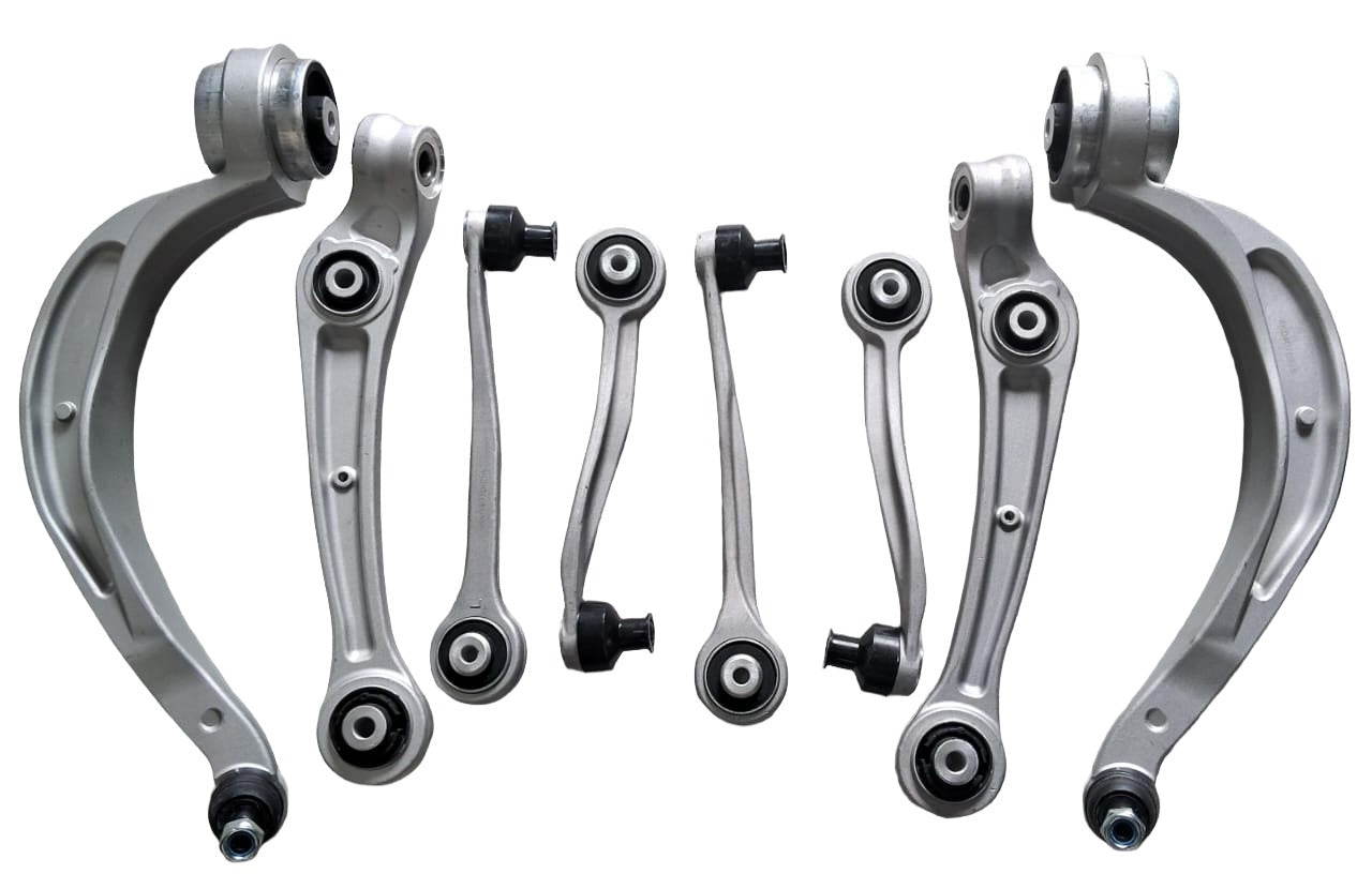 Audi A4, A6, Q5 Front Lower & Upper Arms Suspension Set (Set of 8) - MJ