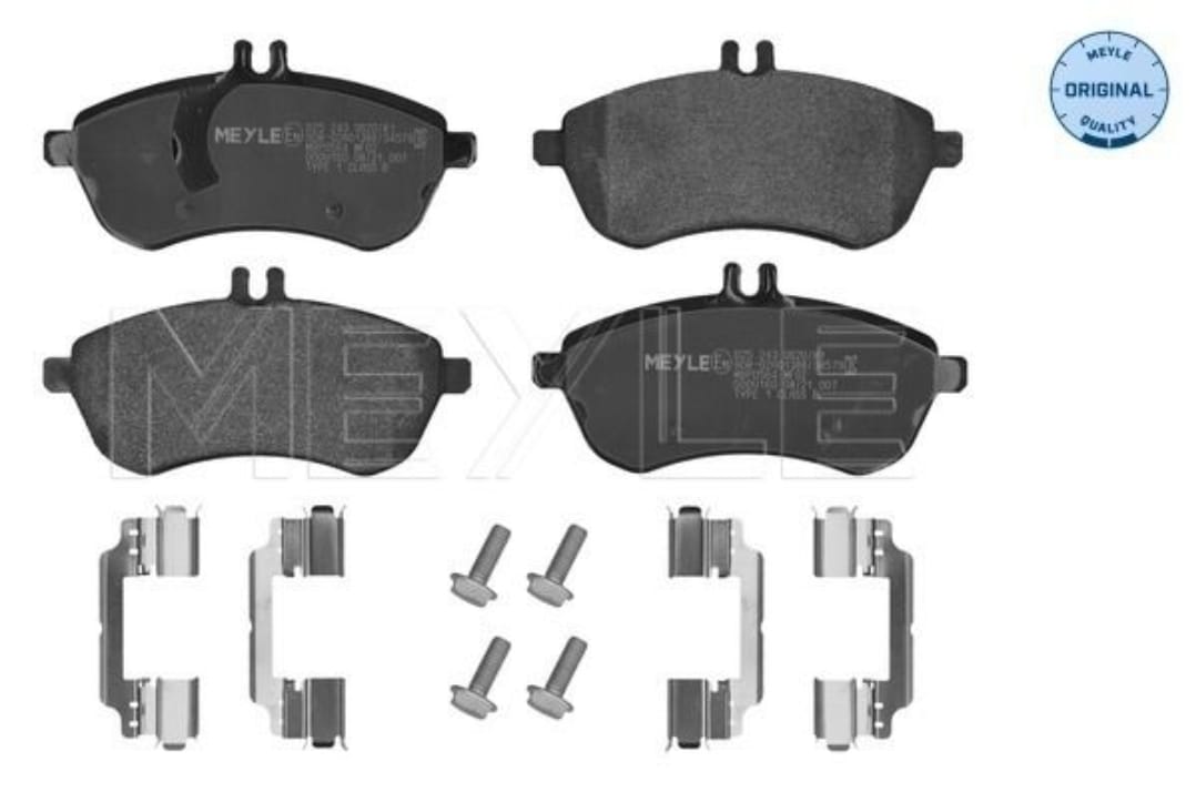 Mercedes 204 (Up To 2014), 212 (Up To 2015) - Front Brake Pads - 0252430620/K - Meyle