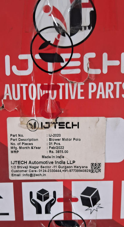 Volkswagen Polo - Blower Motor IJ-2020 (2-PIN) - Ijtech