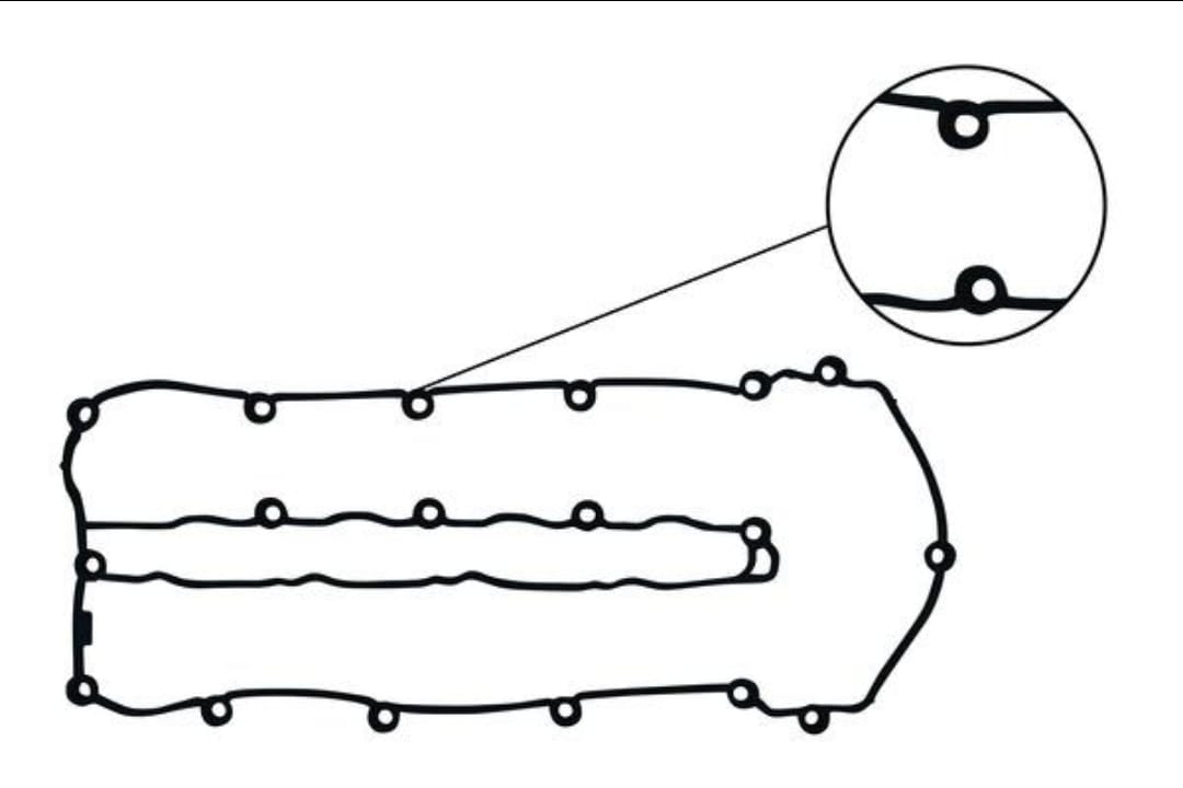 Mercedes W205 Diesel - Tapped Cover Packing - MJ – Motorparts Junction