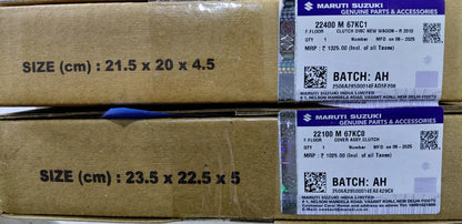 Maruti Suzuki Wagon R K Series (2010-18) - Clutch Set with clutch bearing - 22400 M 67KC1, 22100 M 67KC0, 23265 M 79F80 - MGP Genuine