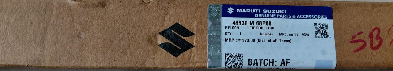 Maruti Suzuki Baleno - Steering Ball Joint (Rack End) RH & LH Side Set 48830 M 68P00 - MGP Genuine