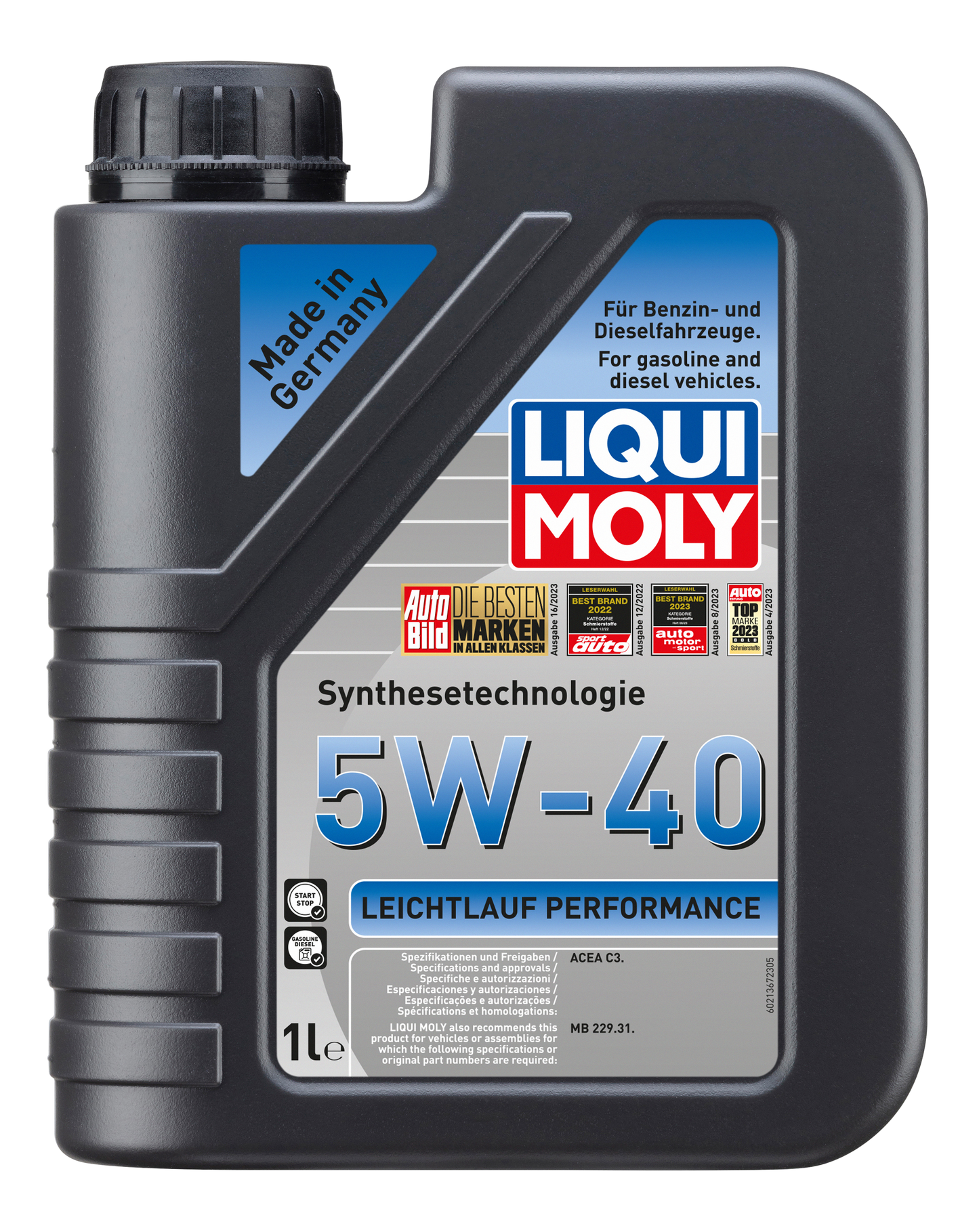 Liqui Moly Leichtlauf Performance 5W-40 1L - 21367 Liqui Moly