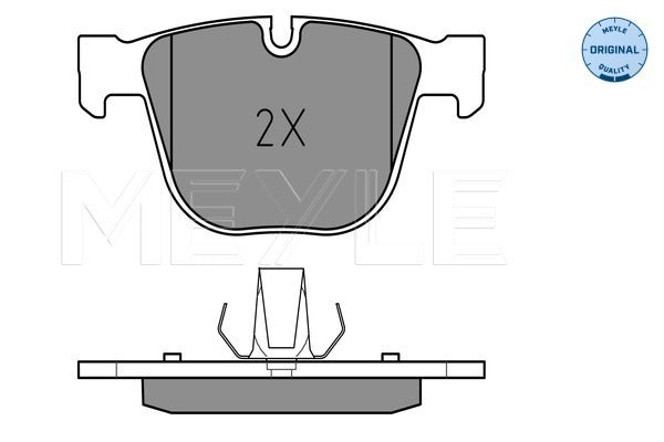 BMW 5 E60, 7 E65 Rear Brake Pad Set - 0252373017 Meyle German