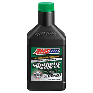 AMSOIL Signature Series 0W-20 100% Synthetic Motor Oil 0.946L - ASMQT Amsoil