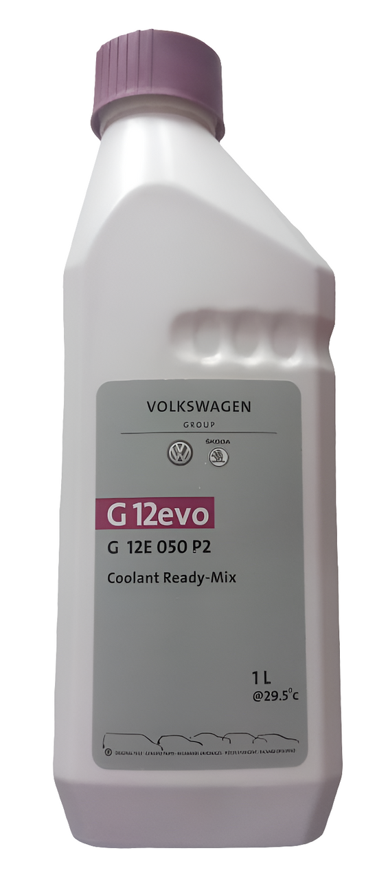 Audi, Skoda, VW Coolant G12 evo 4L (1x4) Pink Color - G12E050P2 VW