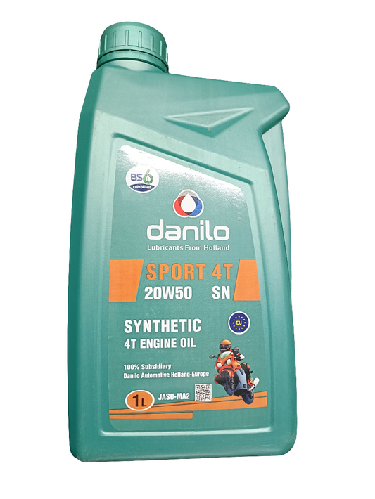 Danilo 20W-50 4T Synthetic Engine Oil 1 Litre - Danilo Netherlands