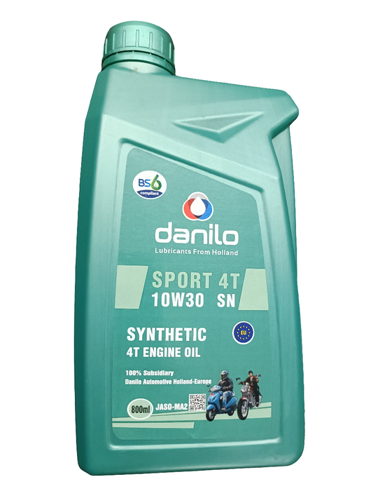 Danilo 10W-30 4T Synthetic Engine Oil 0.8 Litre - Danilo Netherlands