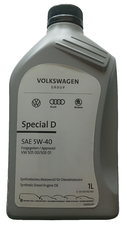 Audi, Skoda, VW Special D SAE 5W-40 5L (5x1) - VW 505 00/505 01