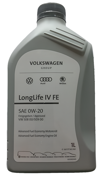Creta 2024 Petrol Service Combo - VW LongLife 1V FE SAE 0W-20 4L (1X4) - VW 508 00/509 00 + Oil Filter + Air Filter