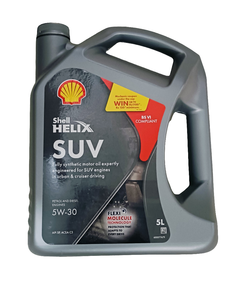 Shell Helix SUV 5W-30 5L Fully Synthetic Engine Oil - Shell