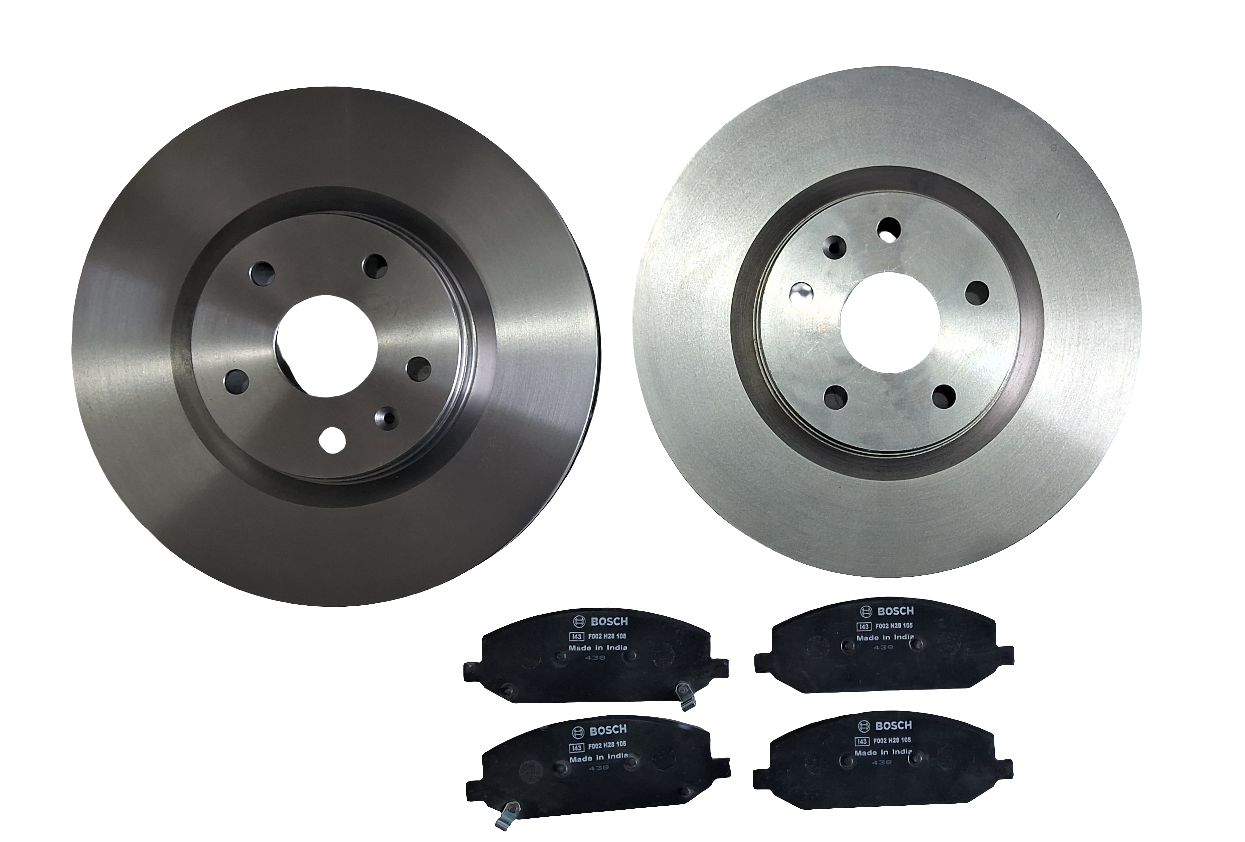 MG Hector - Front Brake Pads + Disc Rotor Performance Combo Set - F002H280408G8 - Bosch