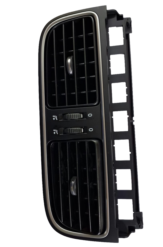VW Ameo (2016-20), Polo (2009-19), Vento (2014-19), Skoda Rapid - Air Vent Center Chrome 6R0819728BCVAL - Volkswagen Genuine