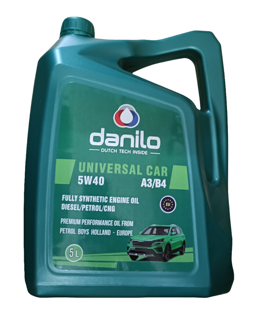 Danilo 5W-40 A3/B4 Fully Synthetic Engine Oil 5 Litres - Danilo Netherlands