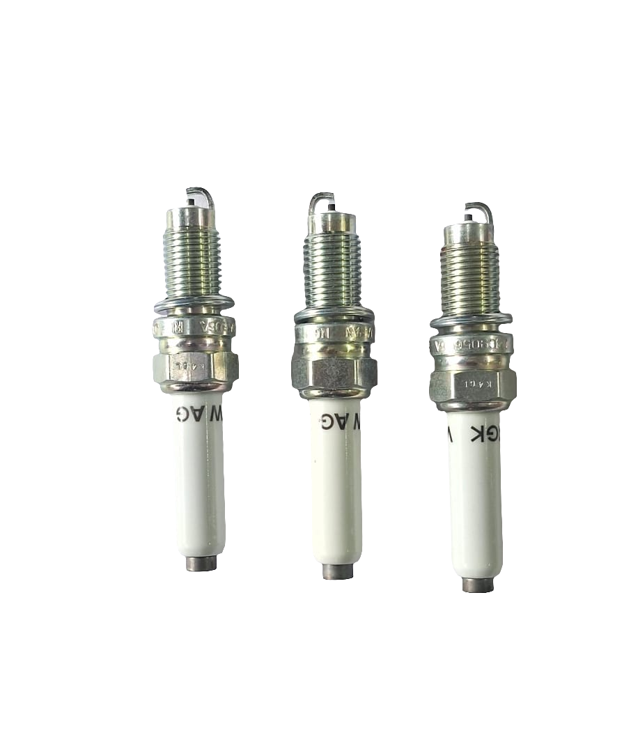 VW Polo, Vento 1.0 MPI - Spark Plug Set of 3 - 04C905606A - Volkswagen