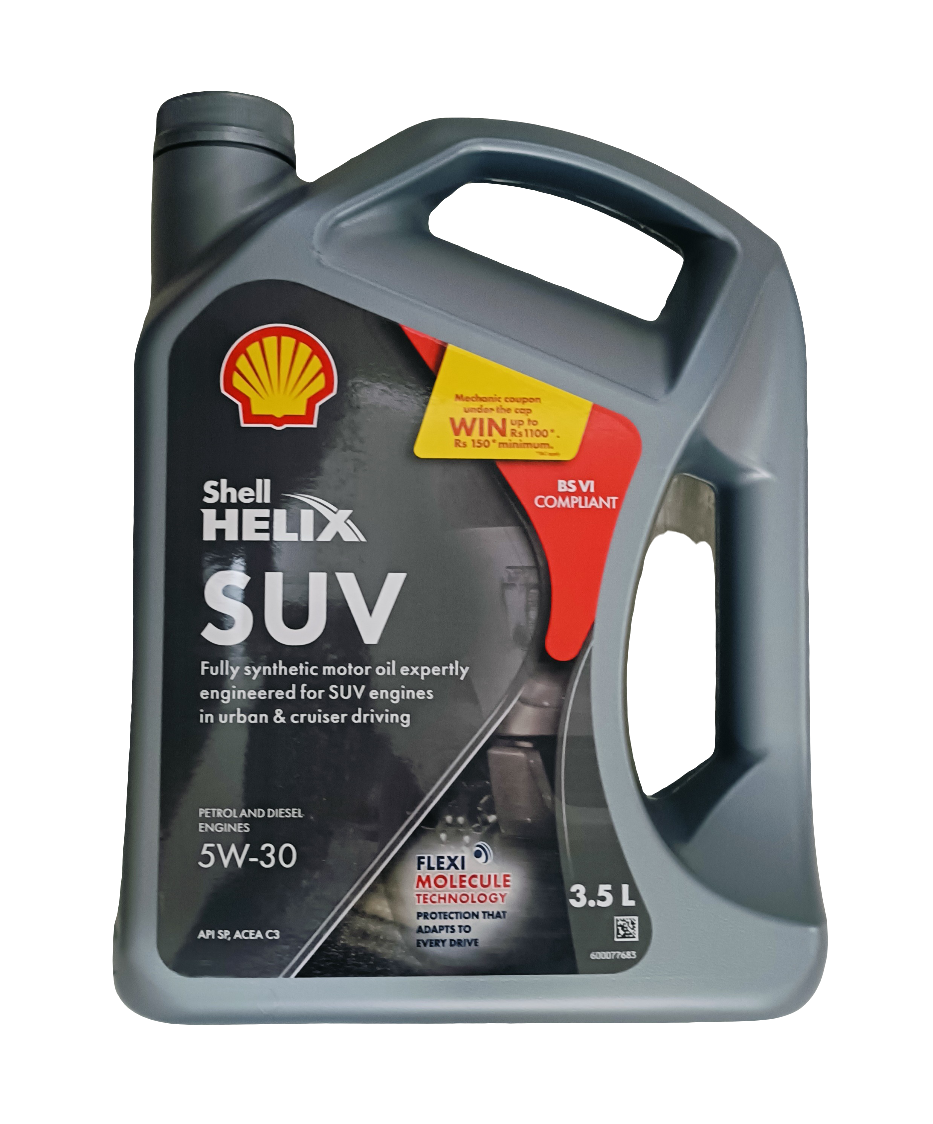 Shell Helix SUV 5W-30 3.5L Fully Synthetic Engine Oil - Shell