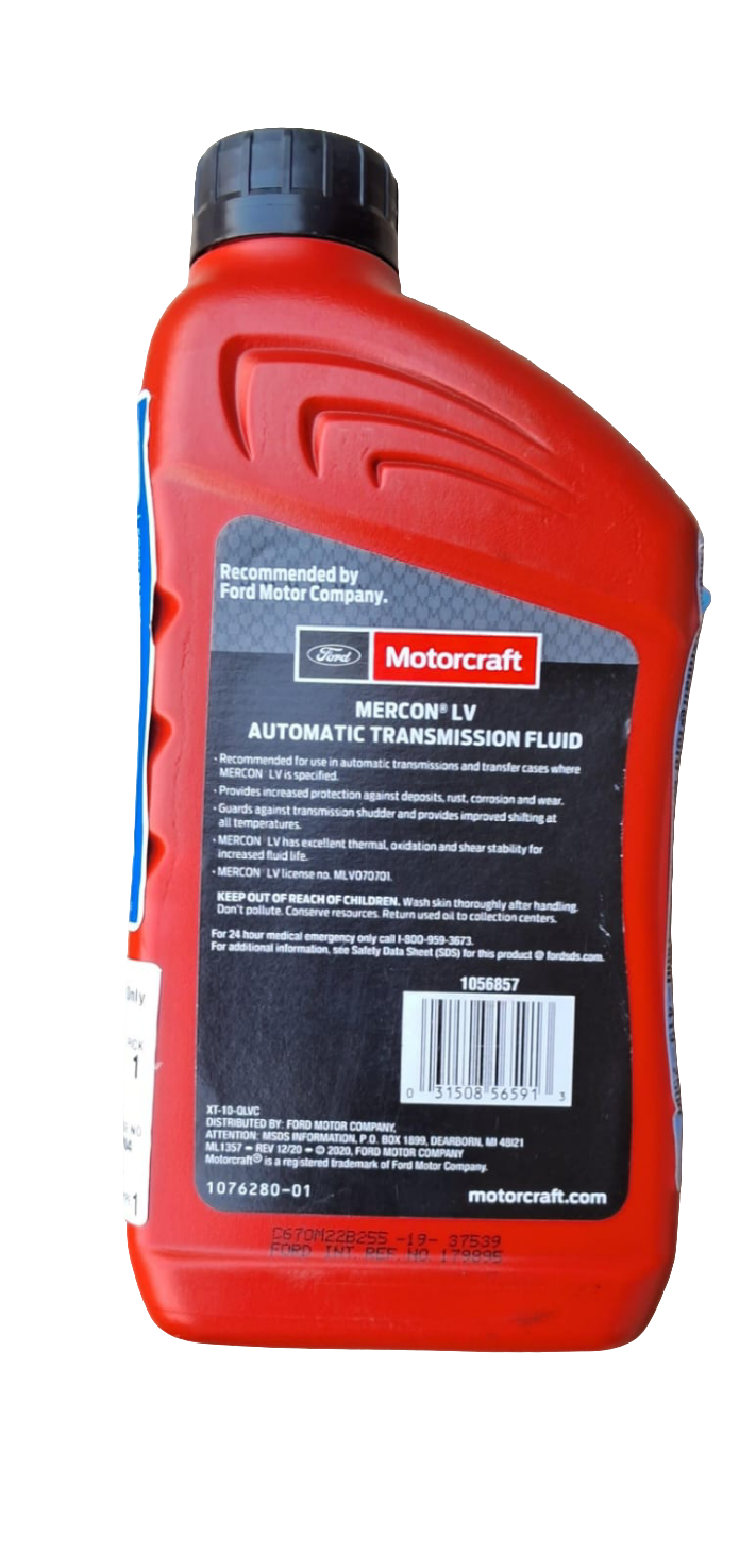 Ford Mercon LV Automatic Transmission Fluid 946ML - XT-10-QLVC Ford