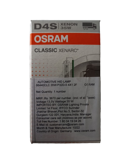 Osram D4S Xenon 35W Classic Xenarc - Head Light Bulb - Osram