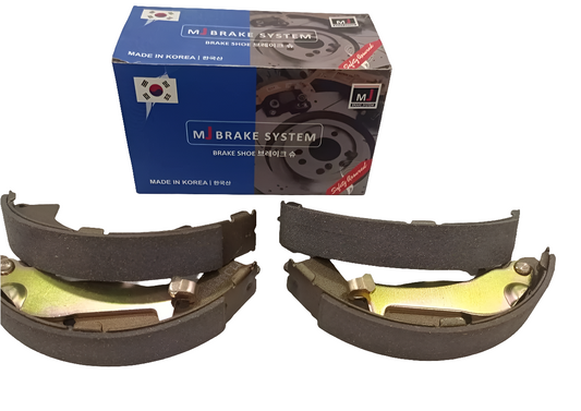 Hyundai i20, Verna, i10 Grand, Xcent, Aura Rear Brake Shoe Set - MJJL200/240923 MJ Brake Systems ( Made in Korea)