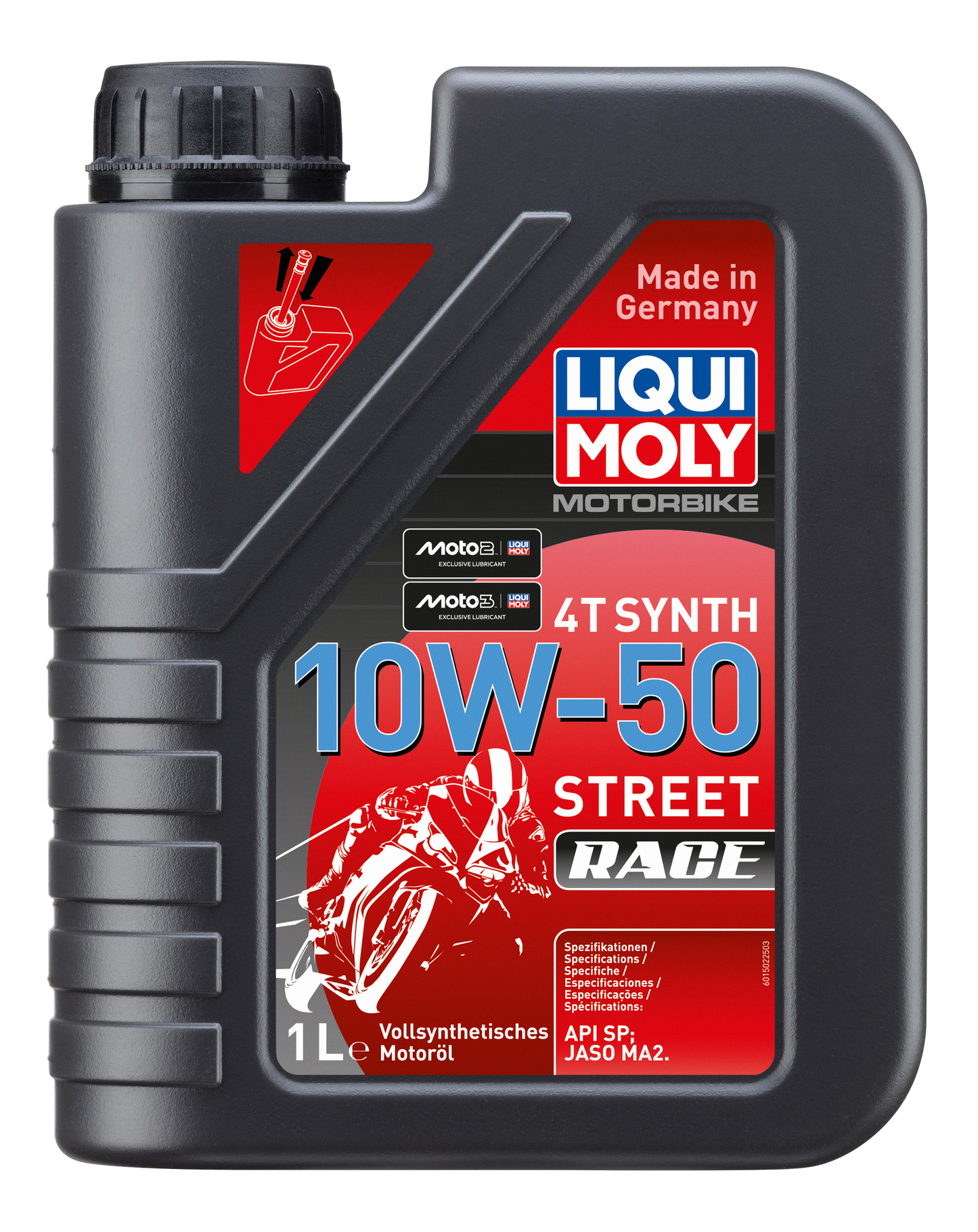 Liqui Moly 10W-50 Street Race 4T Synth Motorcycle Oil 1L - 1502 Liqui Moly