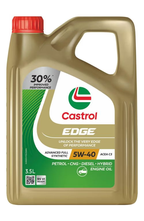 Castrol Edge 5W-40 Advanced Full Synthetic 3.5 Litres - Castrol
