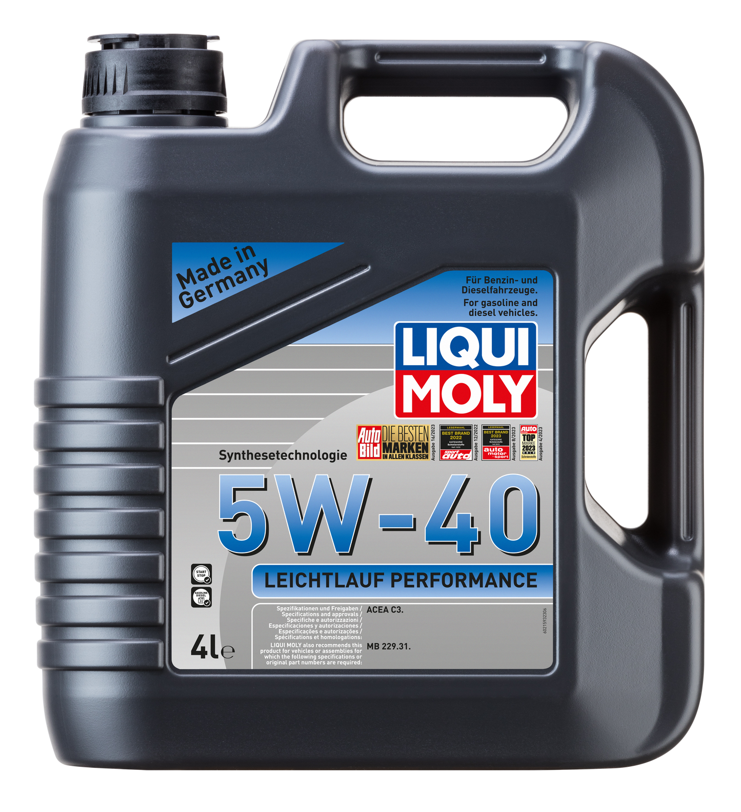 Liqui Moly Leichtlauf Performance 5W-40 4L - 21593 Liqui Moly