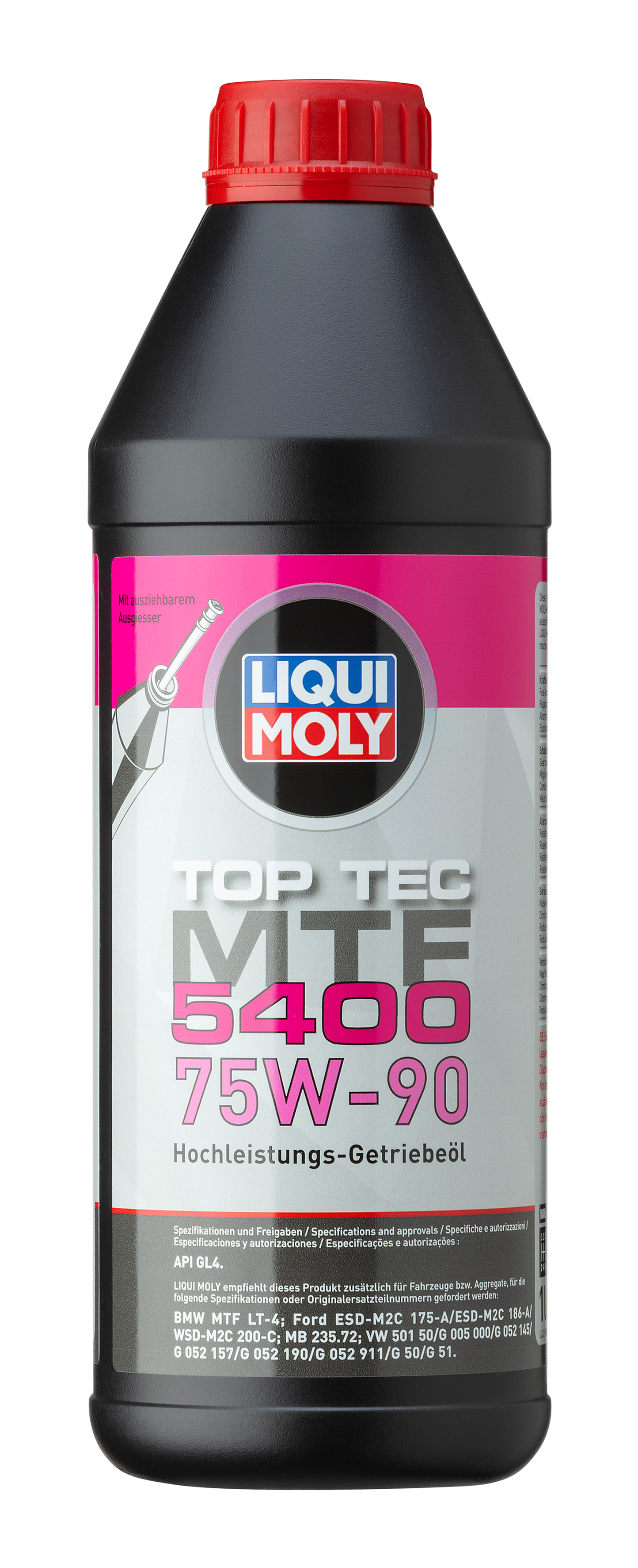 Liqui Moly Synthetic GL-4 Gear Oil 75W-90 MTF 5400 1L - 21791 Liqui Moly
