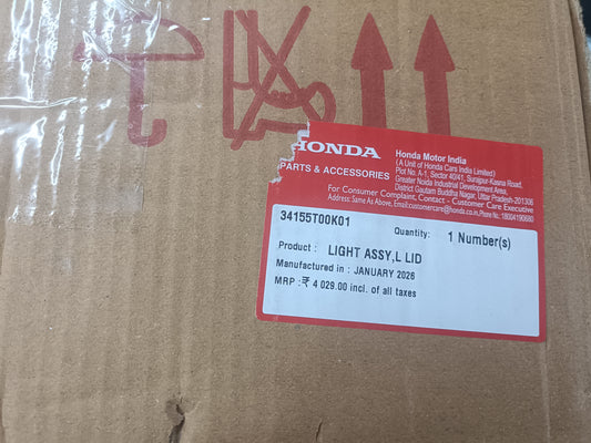 Honda Left Trunk Light - 34155T00K01 Honda