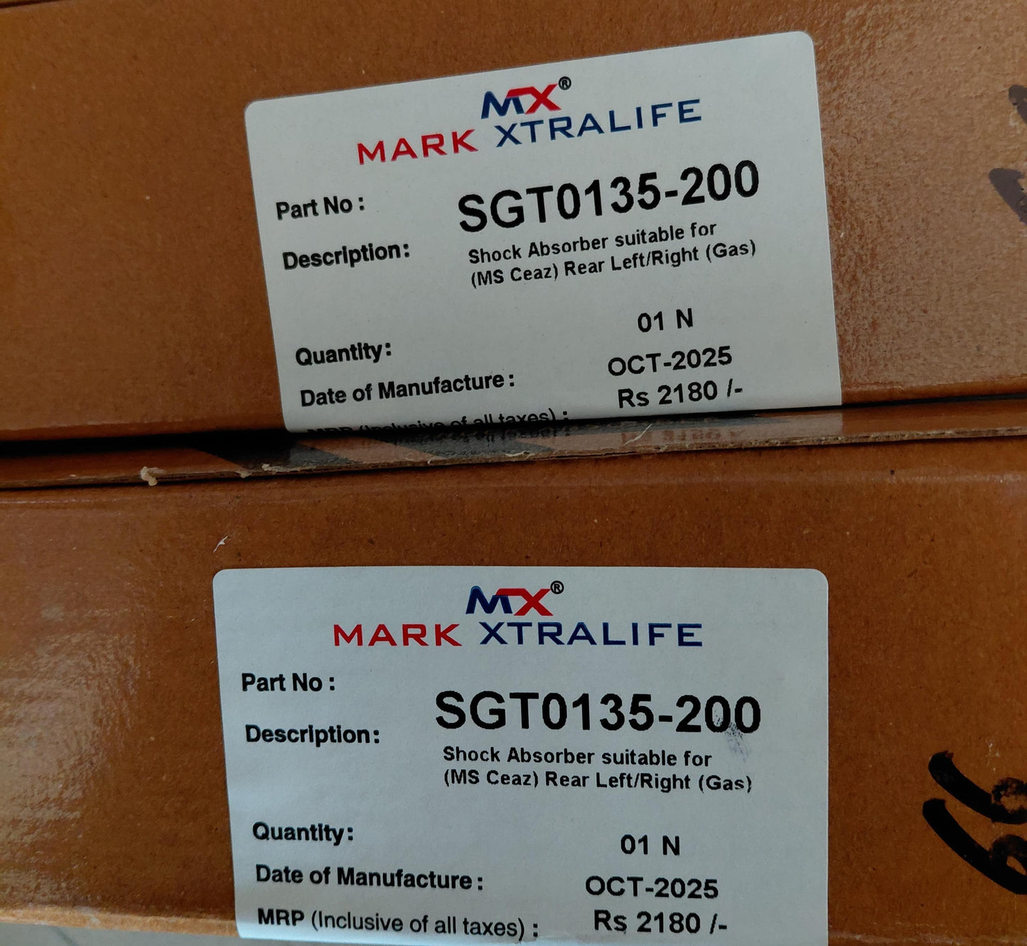 Maruti Suzuki Ciaz Rear Shocker Set - SGT0135-200 Mark Xtralife