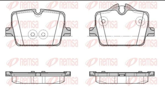 BMW 3 Series G20, G21, G22, G26, G29 - Rear Brake Pad Set - 1874.00 Remsa
