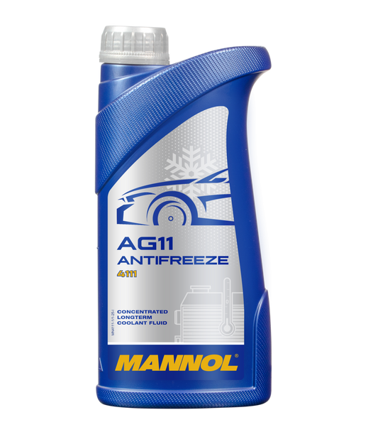 Mannol Antifreeze AG11 Blue Concentrate Longterm 1L - MN4111 Mannol