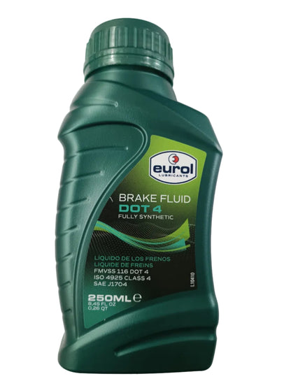 Eurol Fully Synthetic Brake Fluid Dot 4 250 ml - Eurol Holland