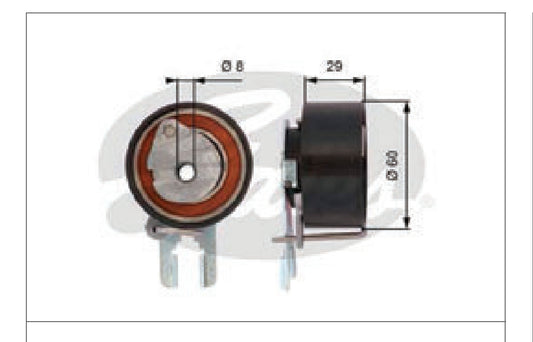 Ford Ecosport, Figo, Fiesta 1.5L Diesel Timing Adjuster Pulley - I96116A2000-A Gates